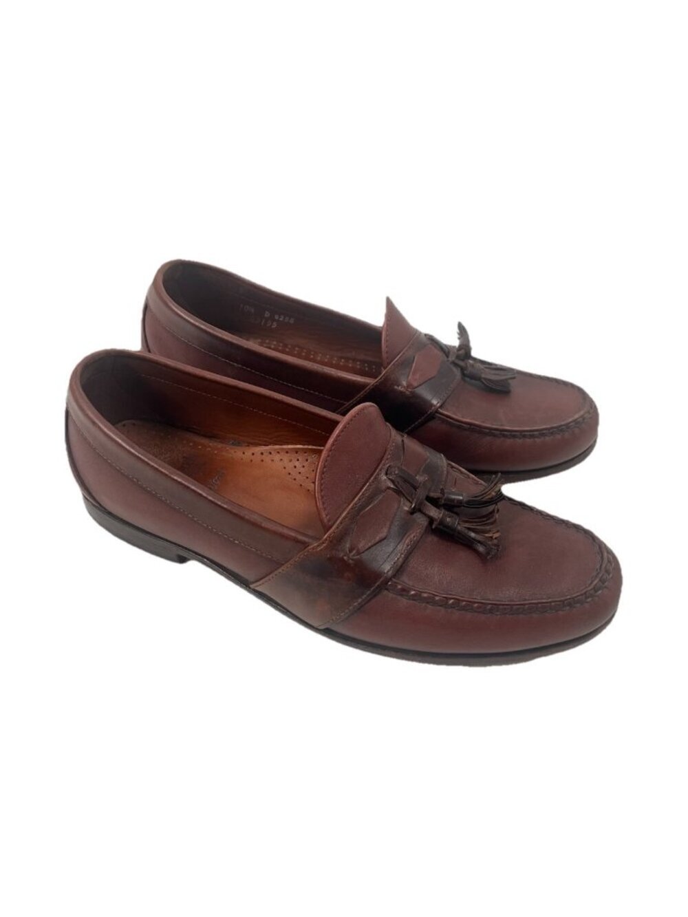 Allen Edmonds Ashford Brown Leather Tassel Loafers Sz 10.5 Dress Shoes USA Made